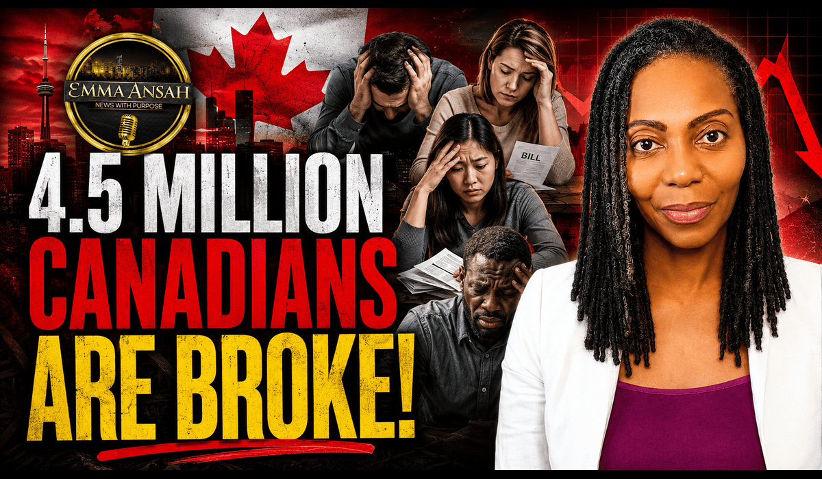 4.5 MILLION CANADIANS ARE NOW LIVING IN POVERTY AND THE COUNTRY IS STARTING TO BREAK UNDER THE PRESSURE