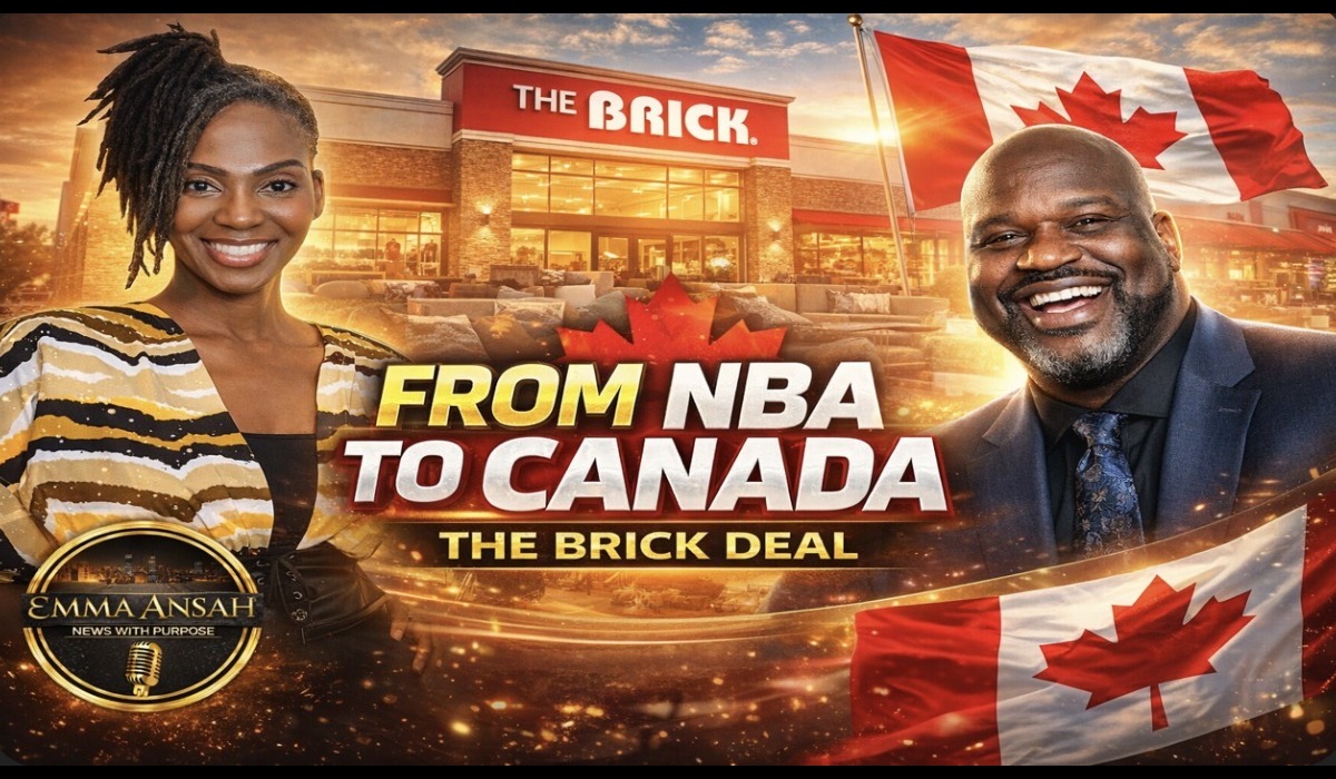 Shaq Pulls Up To Canada With A Smile And A Sofa Deal